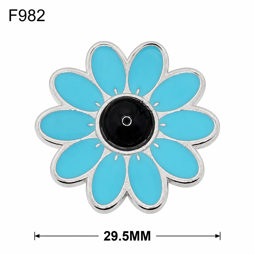 Turquoise-Tone Flower F982